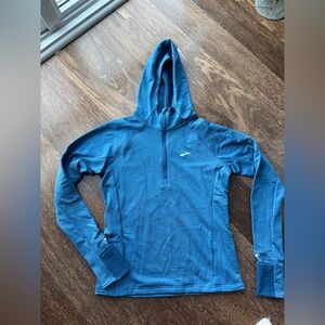Brooks Blue Notch Thermal Hoodie